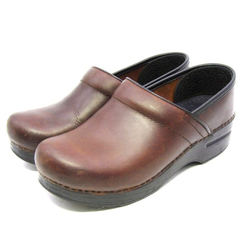 Dansko ダンスコ 37 サボ 206780202 Professional プロフェッショナル ウィメンズ レディース アンティークブラウンオイルド 35004877
