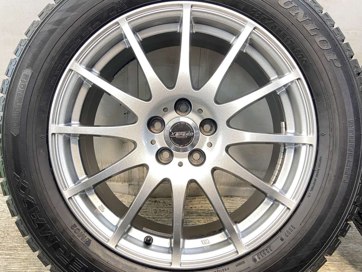 225/55R17 nダンロップ ウィンターマックス WM02 n XCROSS SPEED n17x7