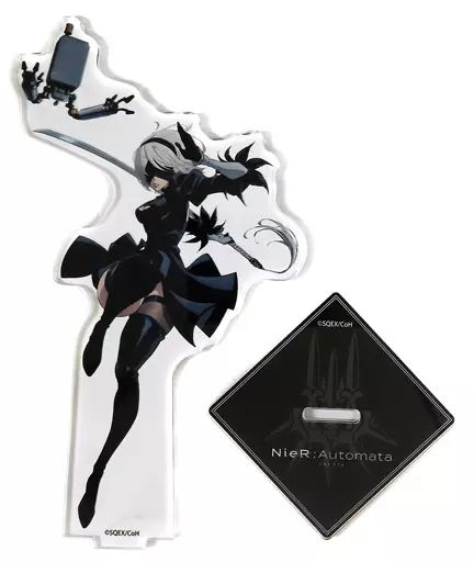 2B NieR：Automata アクリルマスコット Ver1.1a C102 中古】雑貨 2B