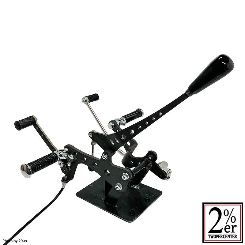 ドリルドミッドハイ ジョッキーシフトキット パーカライズ SR400/500用