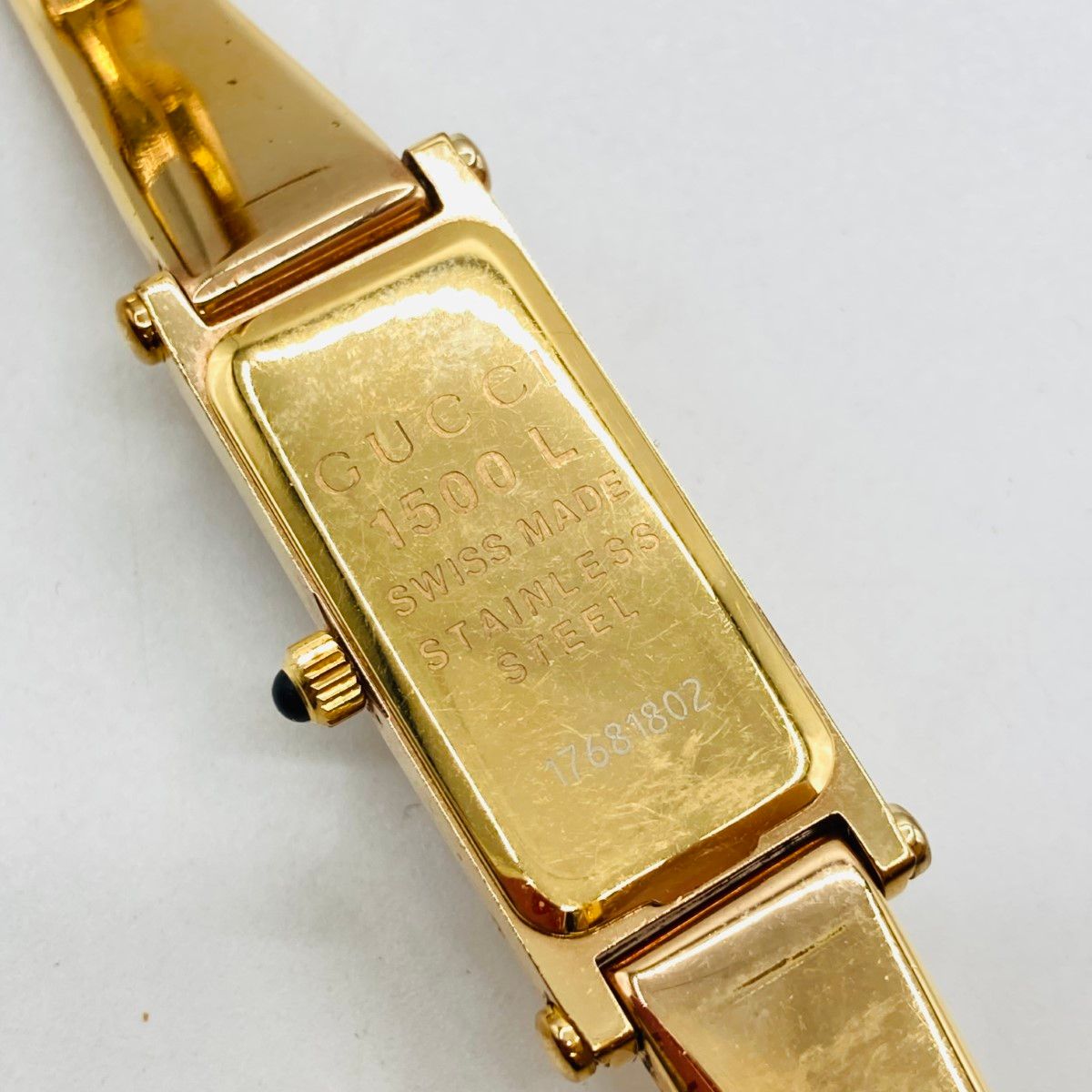 ◎◎GUCCI グッチ 1500L レディース 腕時計 クォーツ シェル文字