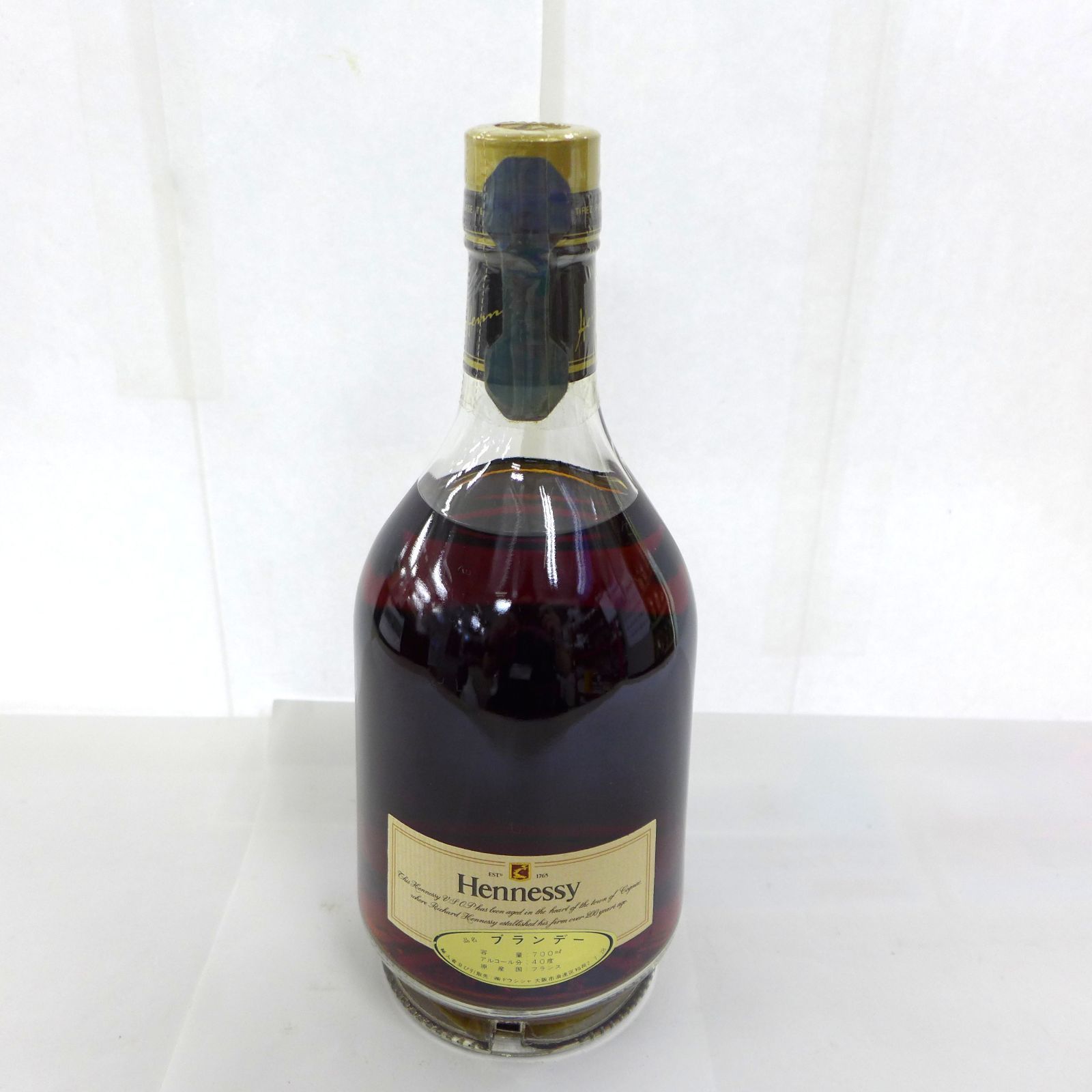 未開栓 Hennessy 注文 ヘネシーVSOP コニャック ブランデー 金キャップ