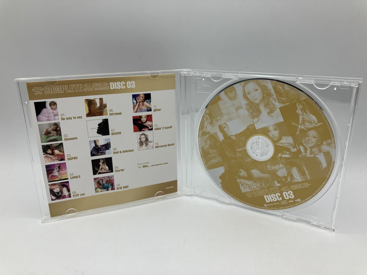 COMPLETE ~ALL SINGLES~ 浜崎あゆみ /3CD+DVD 4枚組 中古 セル版