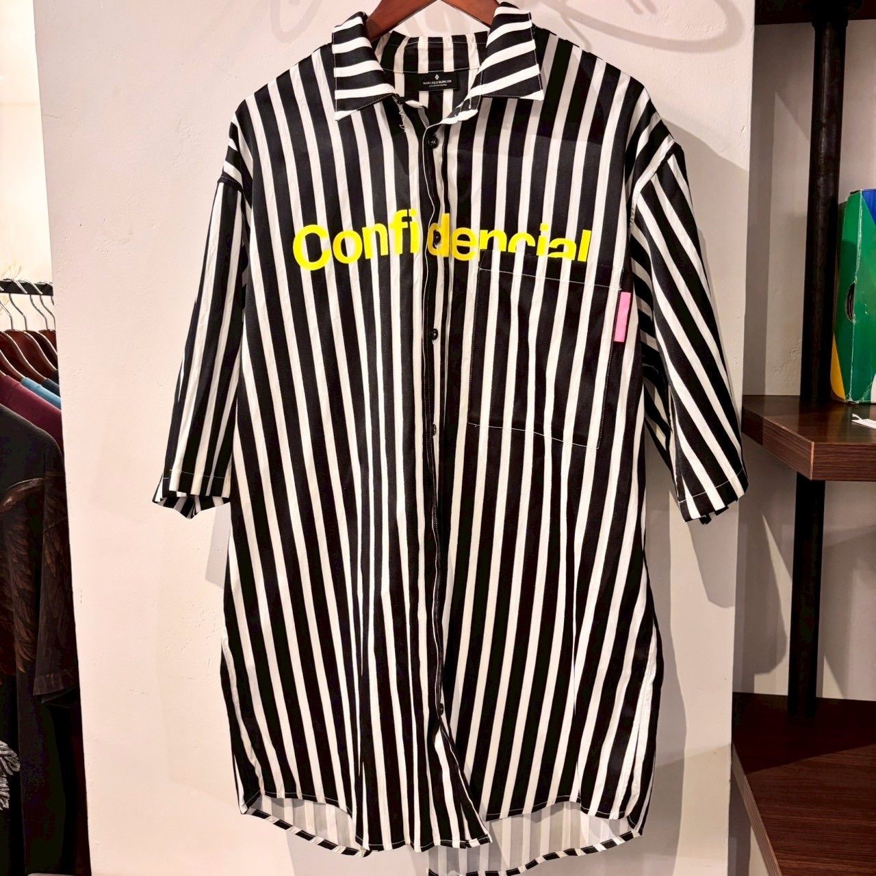 マルセロブロン MARCELO BURLON ストライプシャツ サイズM