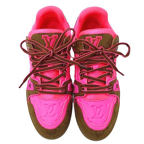 ヴィトン キャンパスシューズ LOUIS VUITTON ルイヴィトン トロカデロ ライン スニーカー 6.5