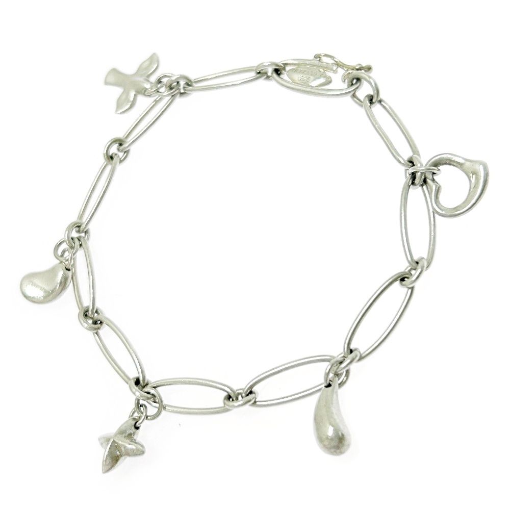 中古】TIFFANY&Co. ティファニー シルバー エルサペレッティ 5チャーム  