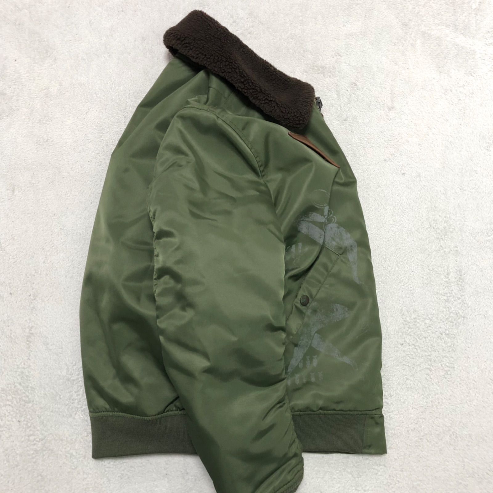 CALEE B-15A フライトジャケット ボンバージャケット ピンナップガール