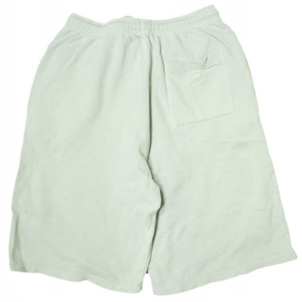 Acne Studios アクネストゥディオズ ポルトガル製 フェイスパッチ ルーズスウェットショートパンツ FA-UX- S Dusty Green 裏毛 イージー ショーツ ボトムス g 22659