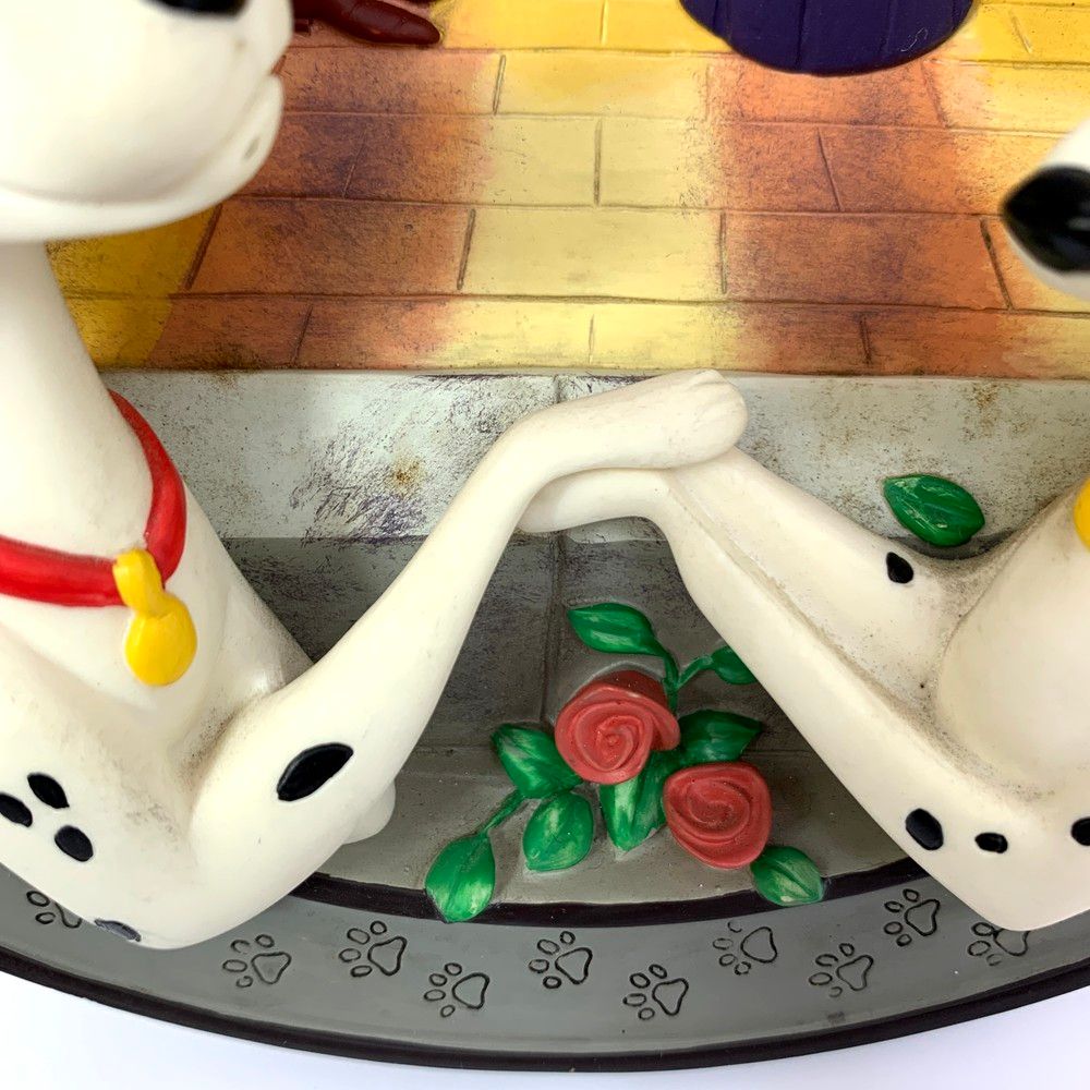 ディズニー Disney 101匹わんちゃん 絵皿 リレーフプレート 約
