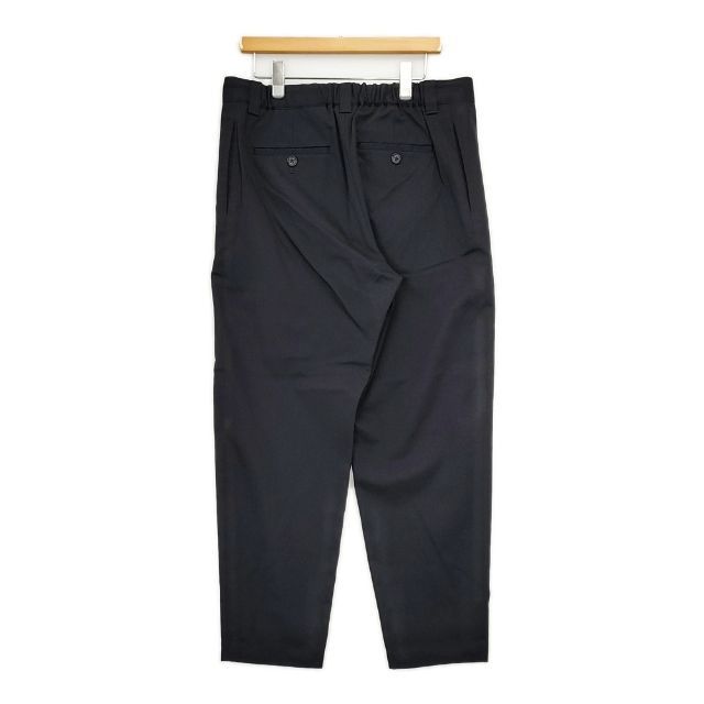 MARGARET HOWELL 578-2143001 WOOL COTTON TWILL TROUSERS パンツ 22SS 濃紺 ネイビー レディース マーガレットハウエル 5-0917T∞