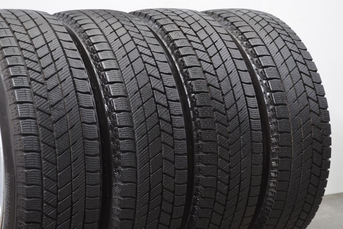 【バリ溝 VRX3付 美品】エコフォルム 14in 5.5J +39 PCD100 ブリヂストン ブリザック 165/65R14 パッソ タンク ルーミー ソリオ トール