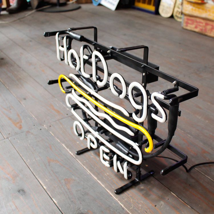 ホットドッグ HOT DOGS ネオン管 アメリカン雑貨 アメリカ雑貨