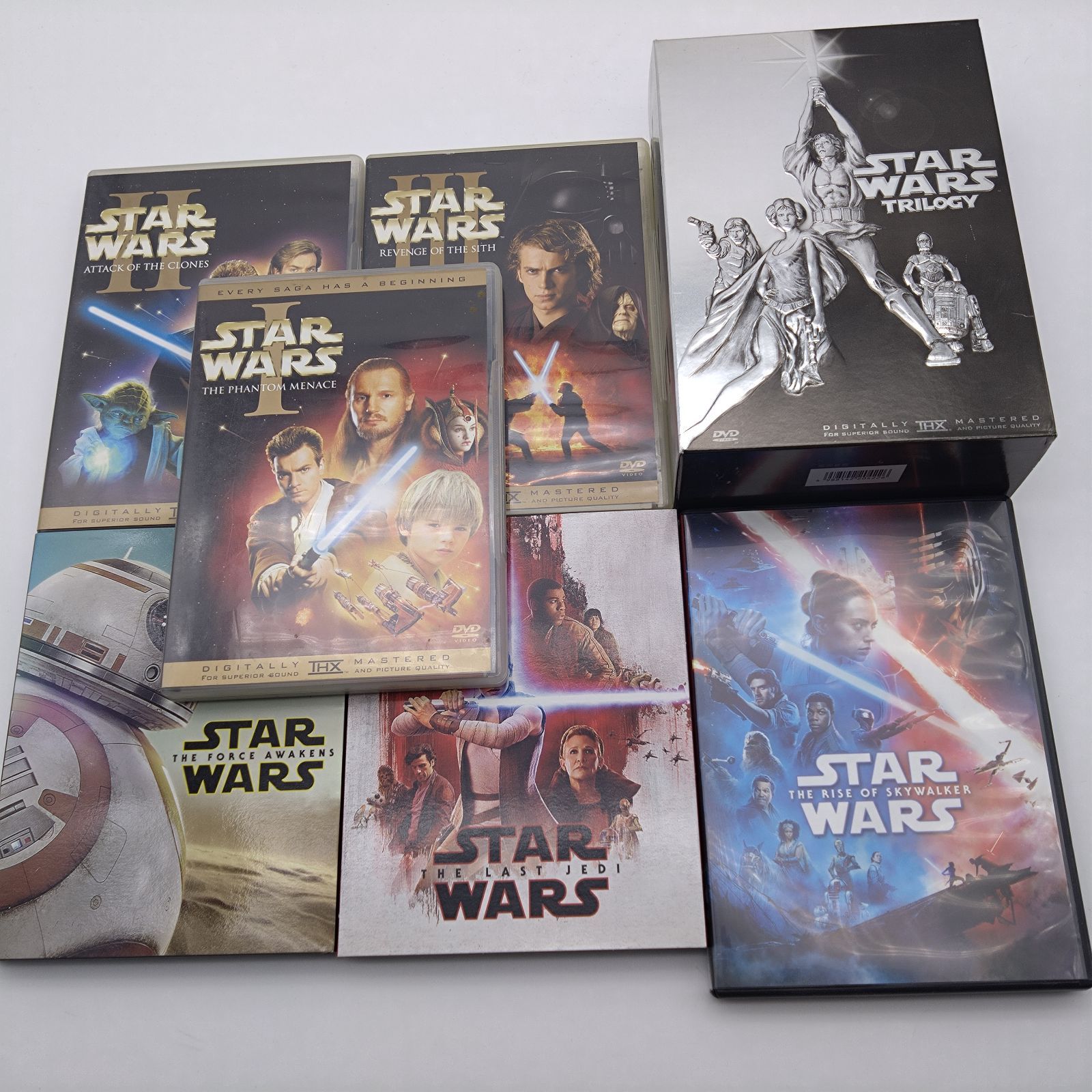 DVD.Blu-ray スター・ウォーズ トリロジーBOX、EP1、2、3 BONUS