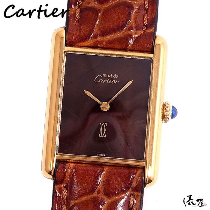 希少モデル】カルティエ マストタンク LM 手巻き式 マホガニー 極美品 ヴィンテージ アンティーク メンズ Cartier 時計 腕時計  中古【送料無料】 - メルカリ