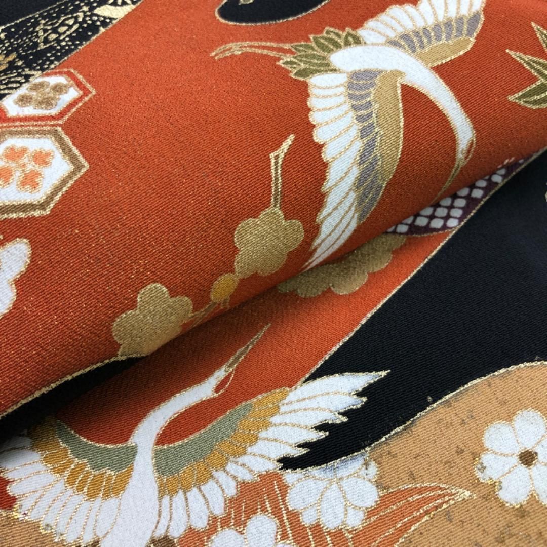 花唐草模様 金彩