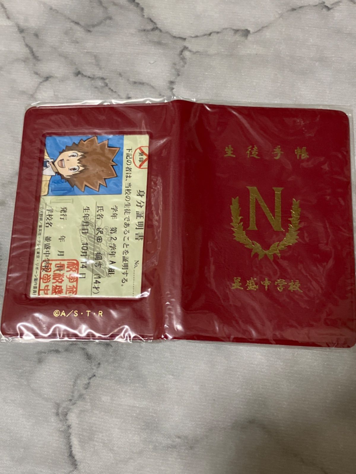 生徒手帳　リボーン　雲雀恭弥　沢田綱吉　学生証カードケース　並盛中学校 生徒手帳 リボーン 雲雀恭弥 沢田綱吉 学生証カードケース 並盛