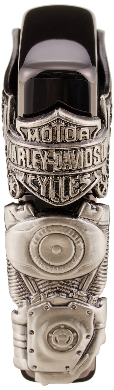 ZIPPO ジッポー ライター ハーレーダビッドソン 日本 3面連続加工 イオンコーティング ブラック×ニッケル HDP-25