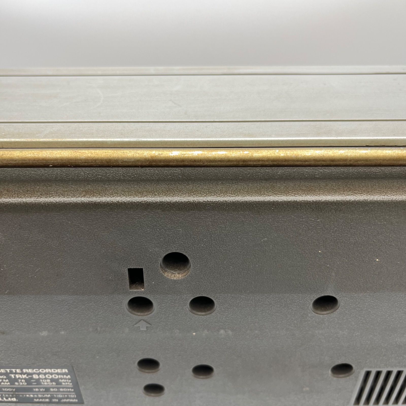 ジャンク品 HITACHI|日立|PERDISCO|パディスコ|TRK-8600RM|ラジカセ