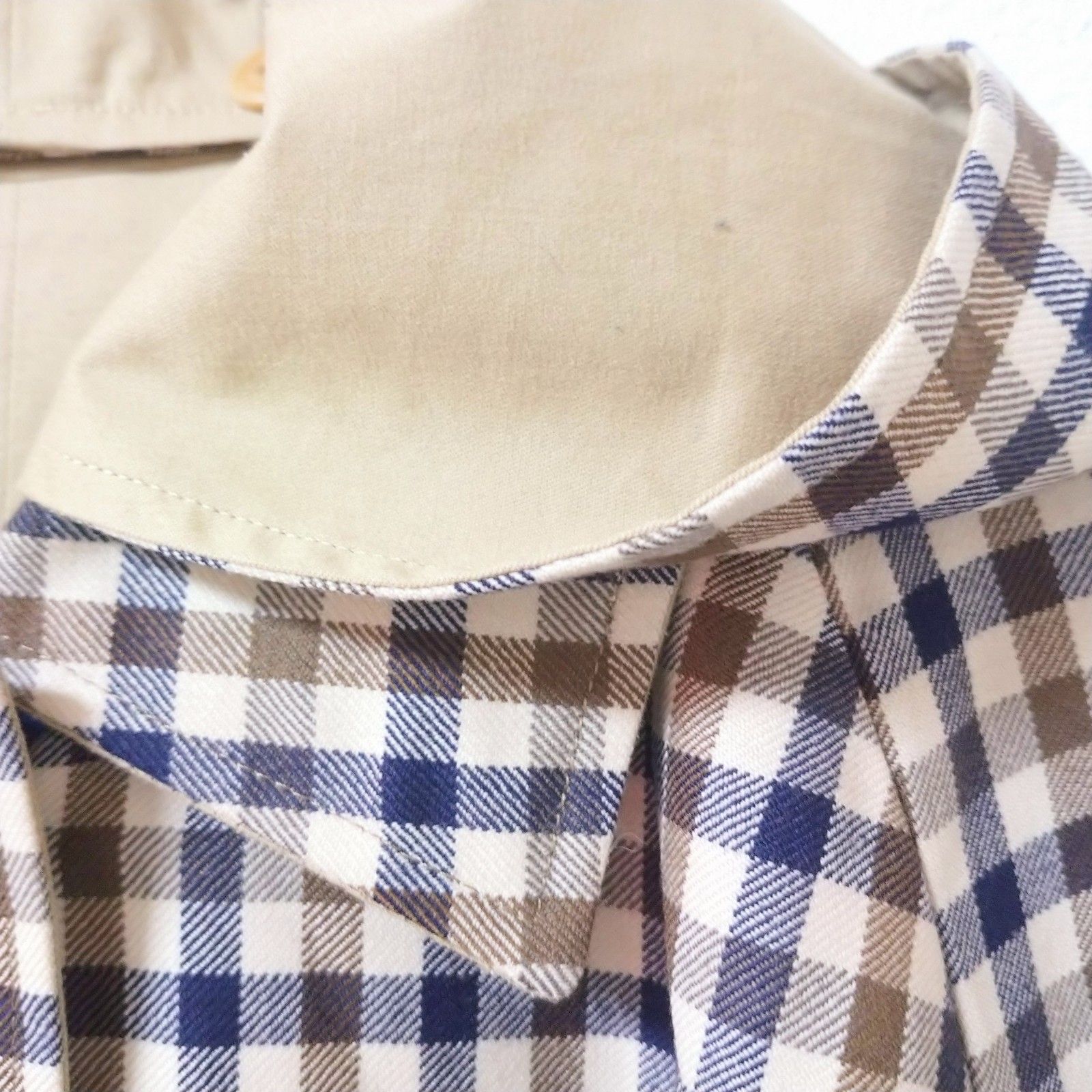 Aquascutum】アクアスキュータム ステンカラーコート ロングコート  