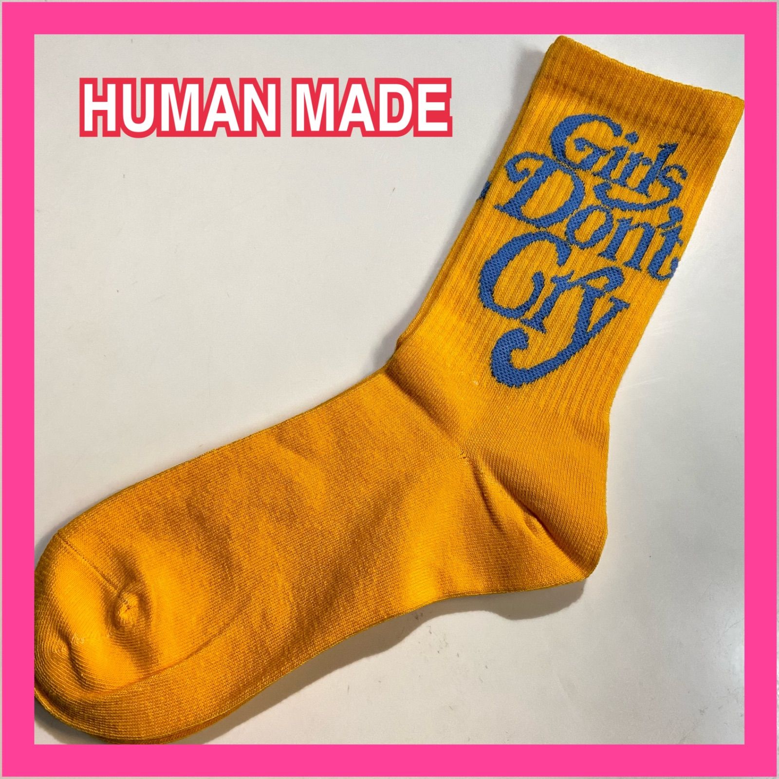 ヒューマンメイド human made ソックス ガールズドントクライ 靴下