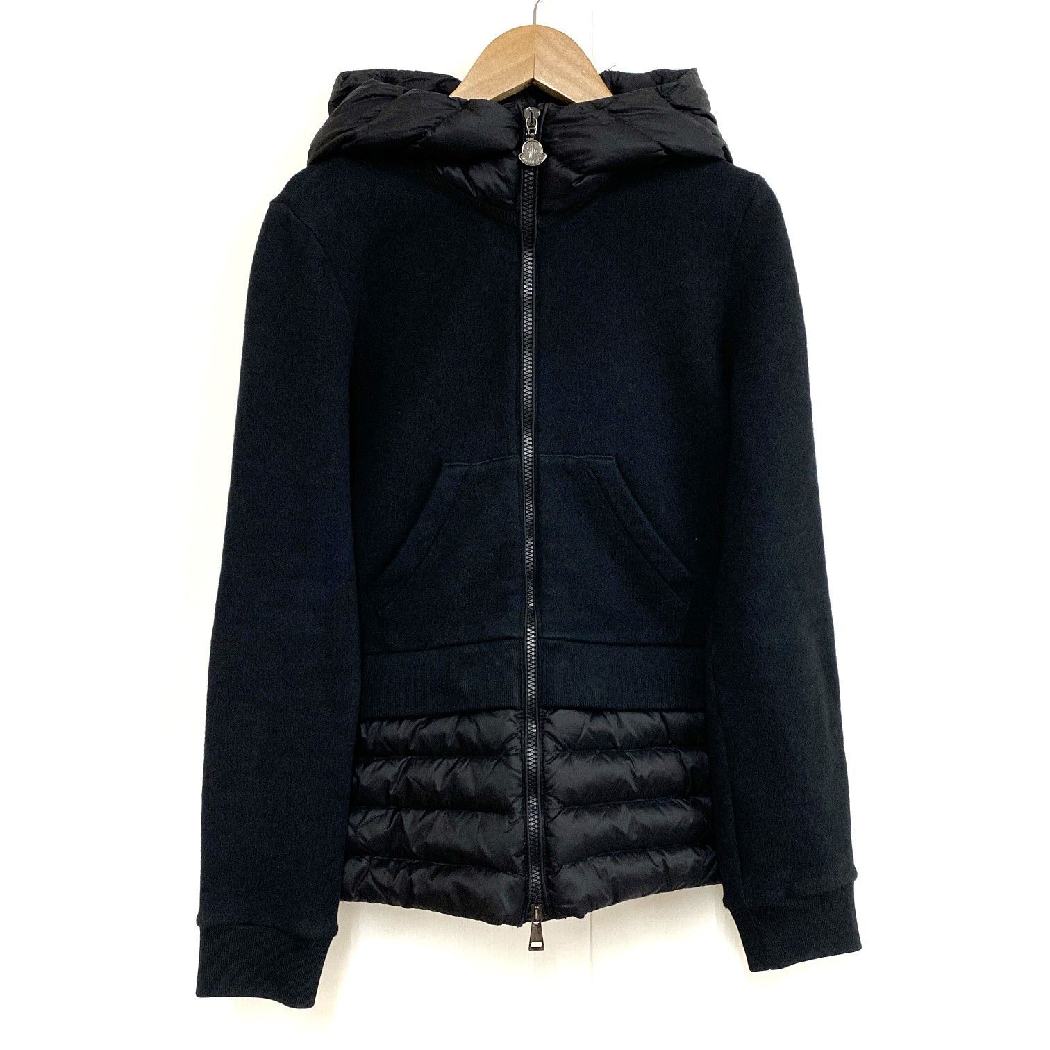 MONCLER モンクレール MAGLIA CARDIGAN パーカー Sサイズ ブラック 黒 