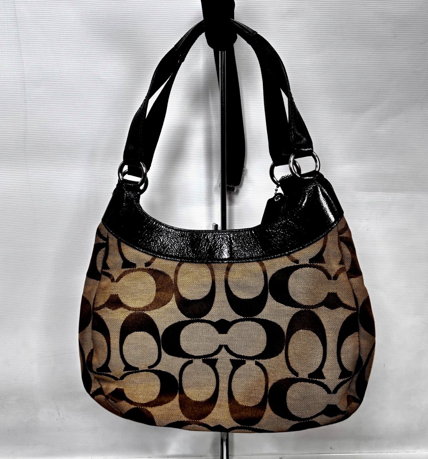 ○ カバン COACH シグネチャー F19445 ブラウン コーチ ショルダー
