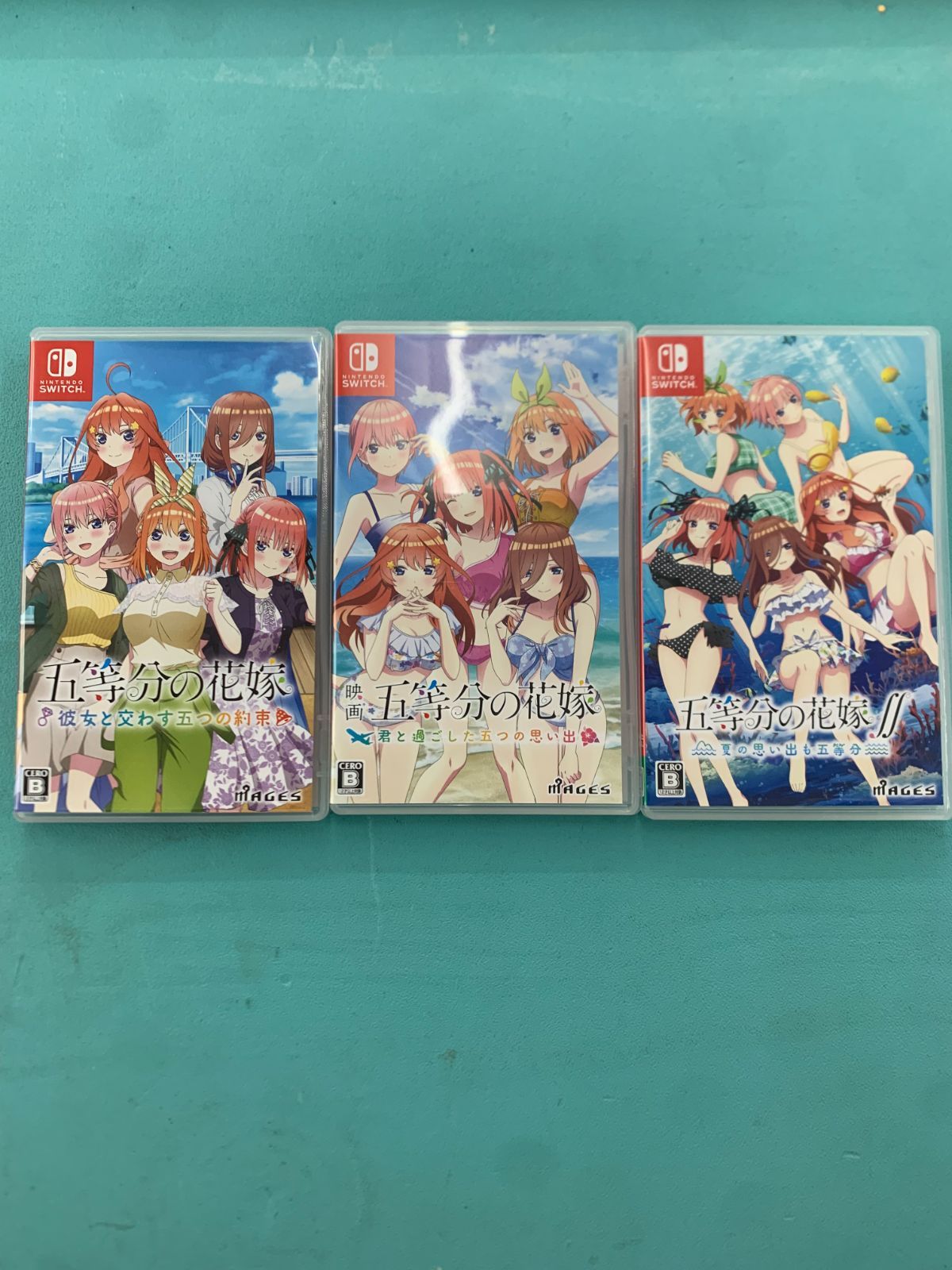 Switch 五等分の花嫁 3点セット 中古】Switch 五等分の花嫁 3本セット 【紫波31-0013】 - メルカリ