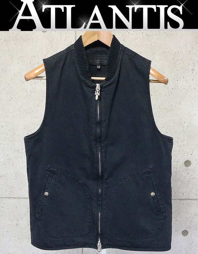 【最終値下げ】クロムハーツ BSフレアボタン ワークシャツ コットン サイズＳＭ
