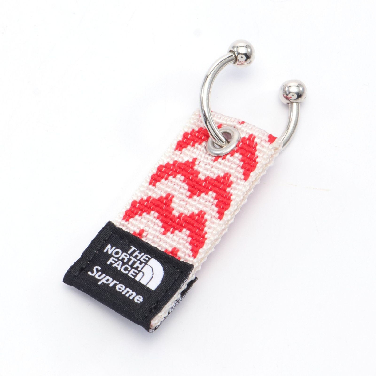 Bランク】Supreme × The North Face Woven Keychain バッグチャーム