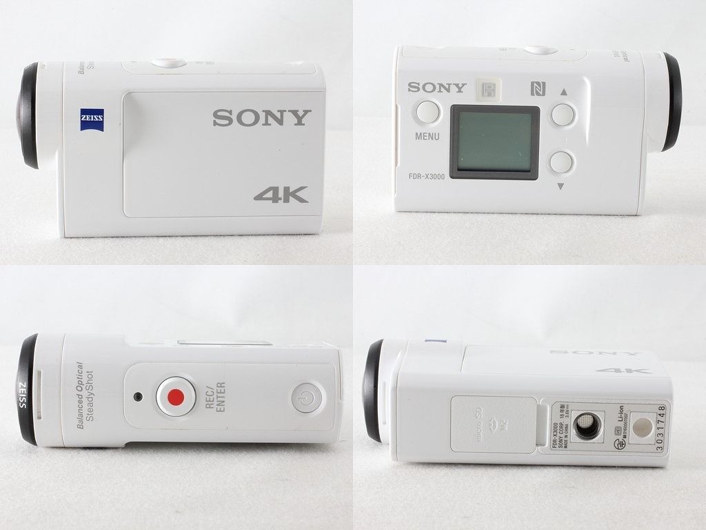 ソニー SONY FDR-X3000R ライブビューリモコンキット 付属品満載 元箱