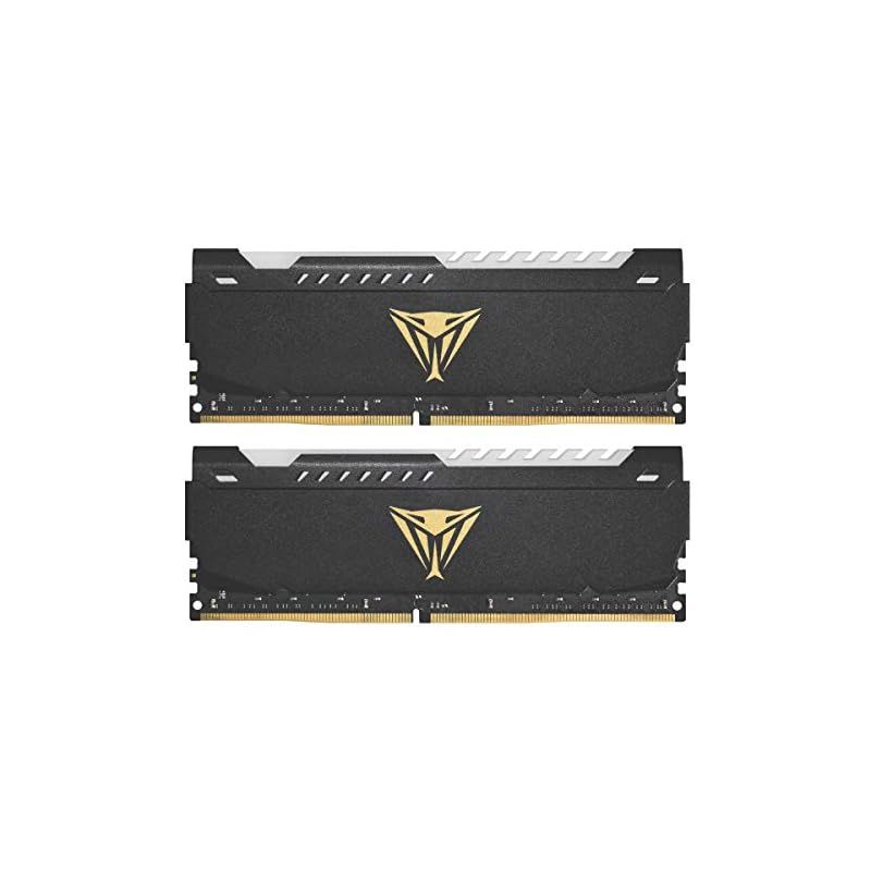 Patriot Memory パトリオットメモリ Viper Steel RGB DDR4 3600MHz PC4-28800 32GB 16GBx2枚 デュアルキット デスクトップ用メモリ PVSR432G360C0K