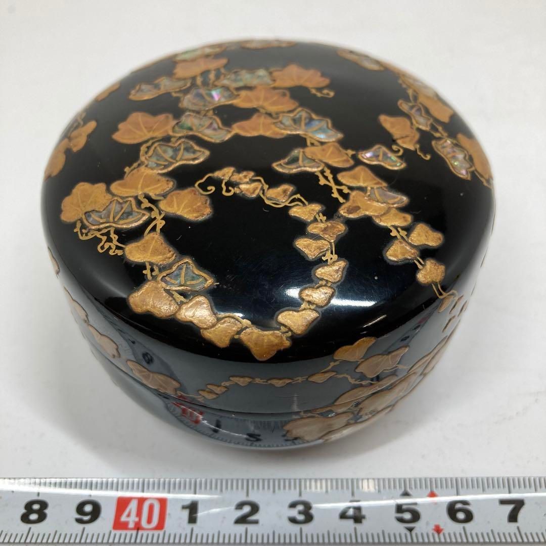 時代　光琳　蒔絵　棗　直径7.5/15.5㎝　東ま5-1021① 時代 光琳 蒔絵 棗 直径7.5/15.5㎝ 東ま5-1021① - メルカリ