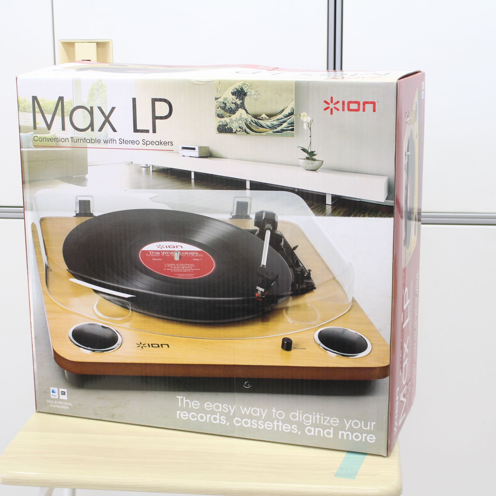 S119)【未使用】ION Audio Max LP オールインワンUSBレコード