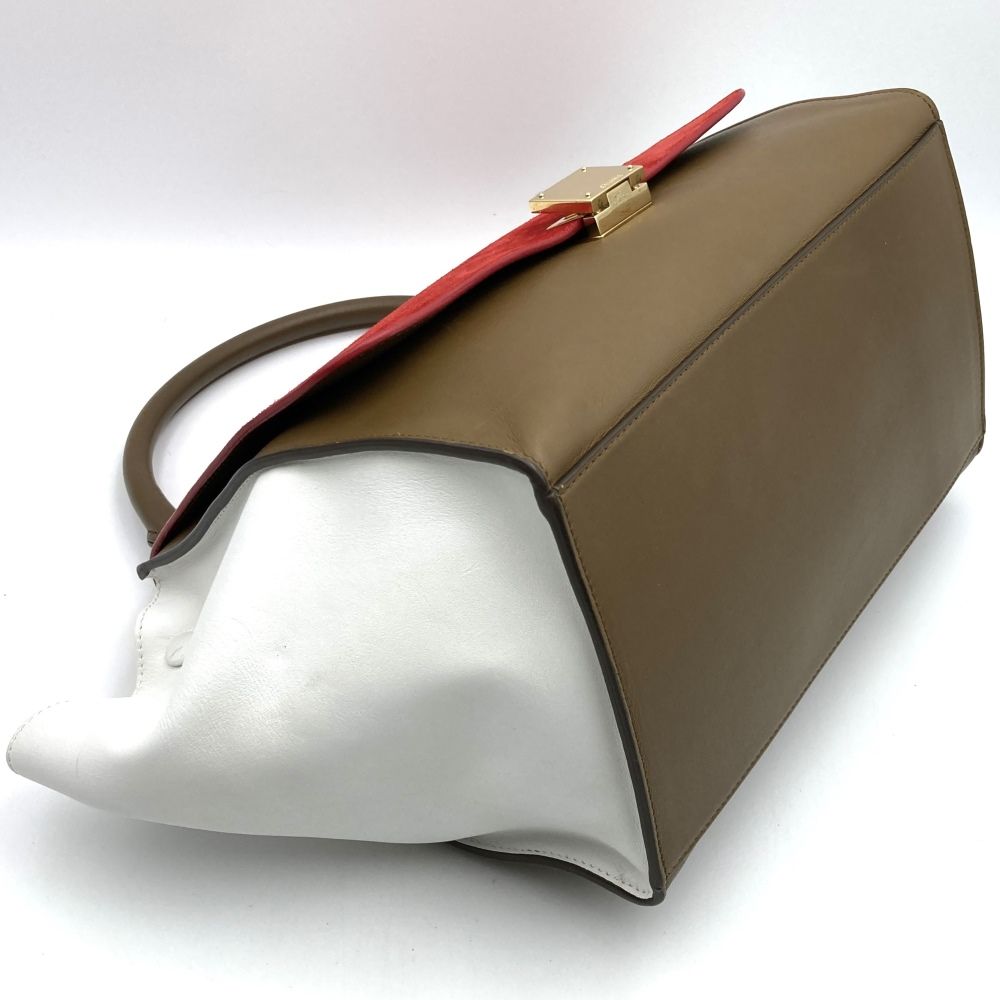 セリーヌ CELINE トラペーズ ミディアム ハンドバッグ バッグ レザー  