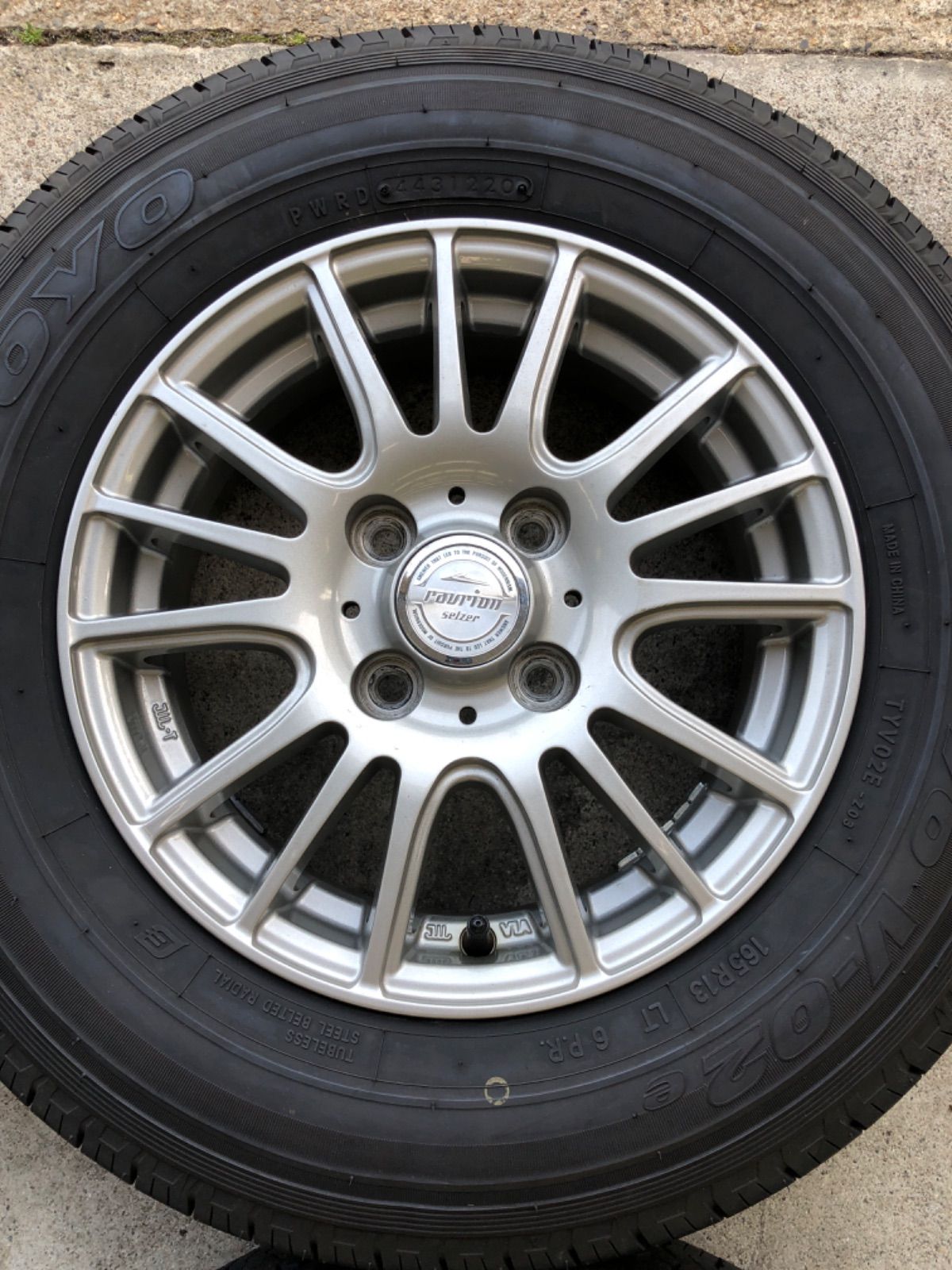 165R13 6PR プロボックス　サクシード プロボックス サクシード 165R13 6PR サマータイヤ ホイール付き