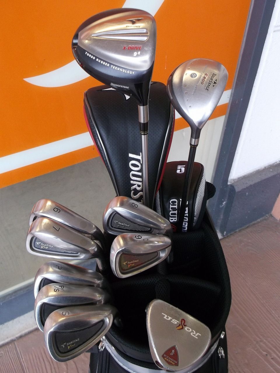 TOURSTAGE メンズセット 10本セット フレックス S/R ブリヂストン