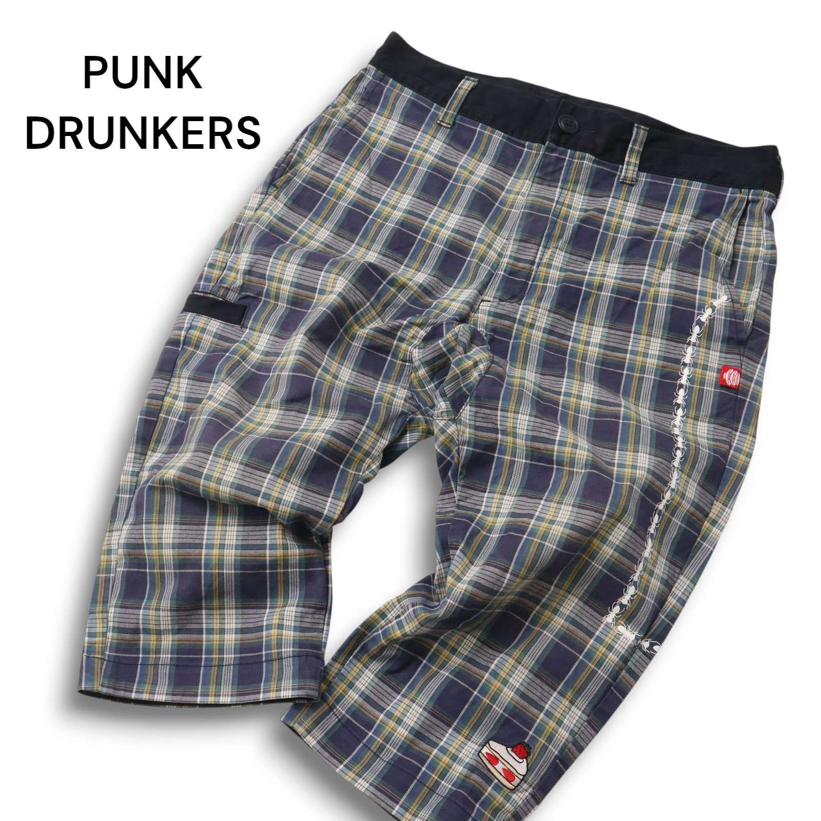 PUNK DRUNKERS パンクドランカーズ 手ポケット デニム L 黒 DRUNKERS 