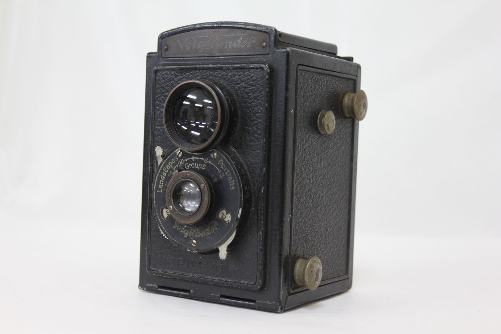 品 フォクトレンダー Voigtlander BRILLIANT Anastigmat Voigtar 7.5cm F7.7 二眼カメラ e99