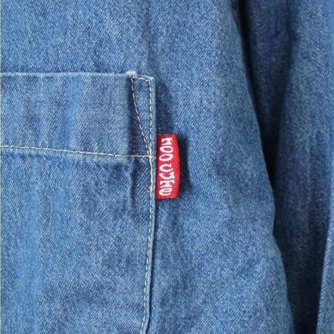 TOO CUTE! 90s デニムシャツ Betty Boop ベティちゃん 背中刺繍