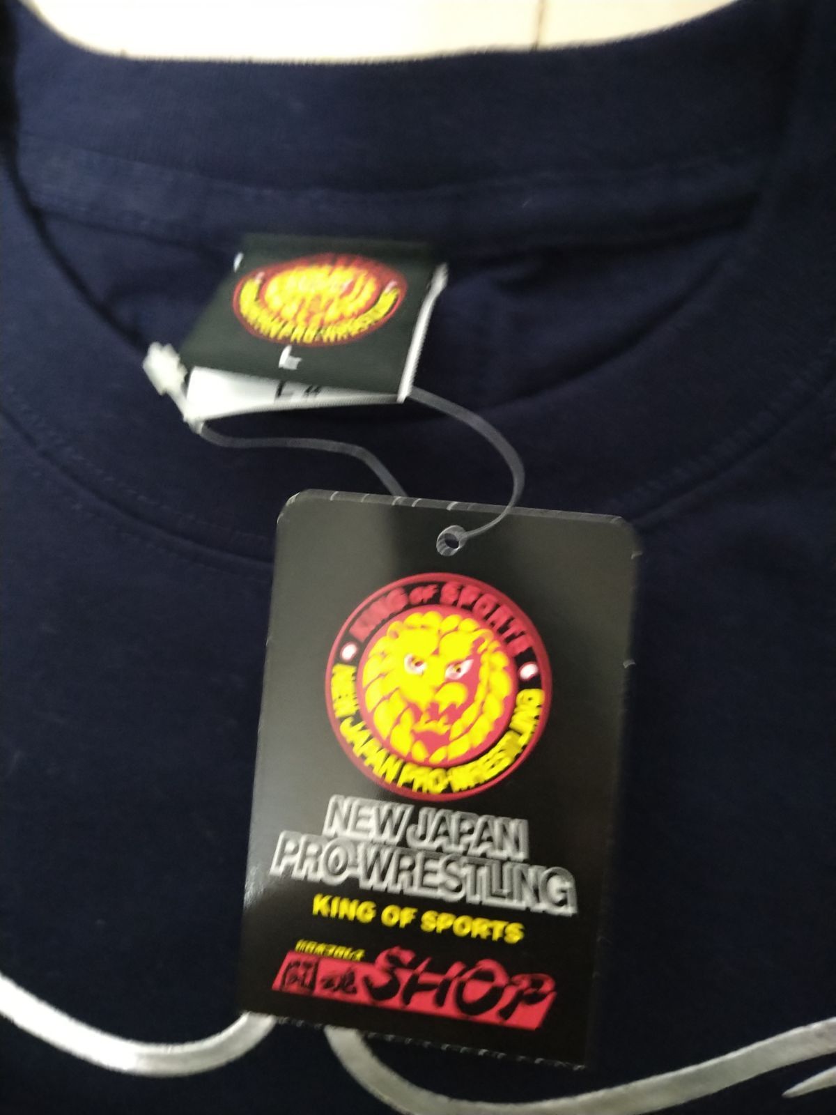 新日本プロレス❤︎永田裕志直筆サイン入りTシャツ！ レア】新日本プロレス 永田裕志 2003ナガタロック サイン入りT