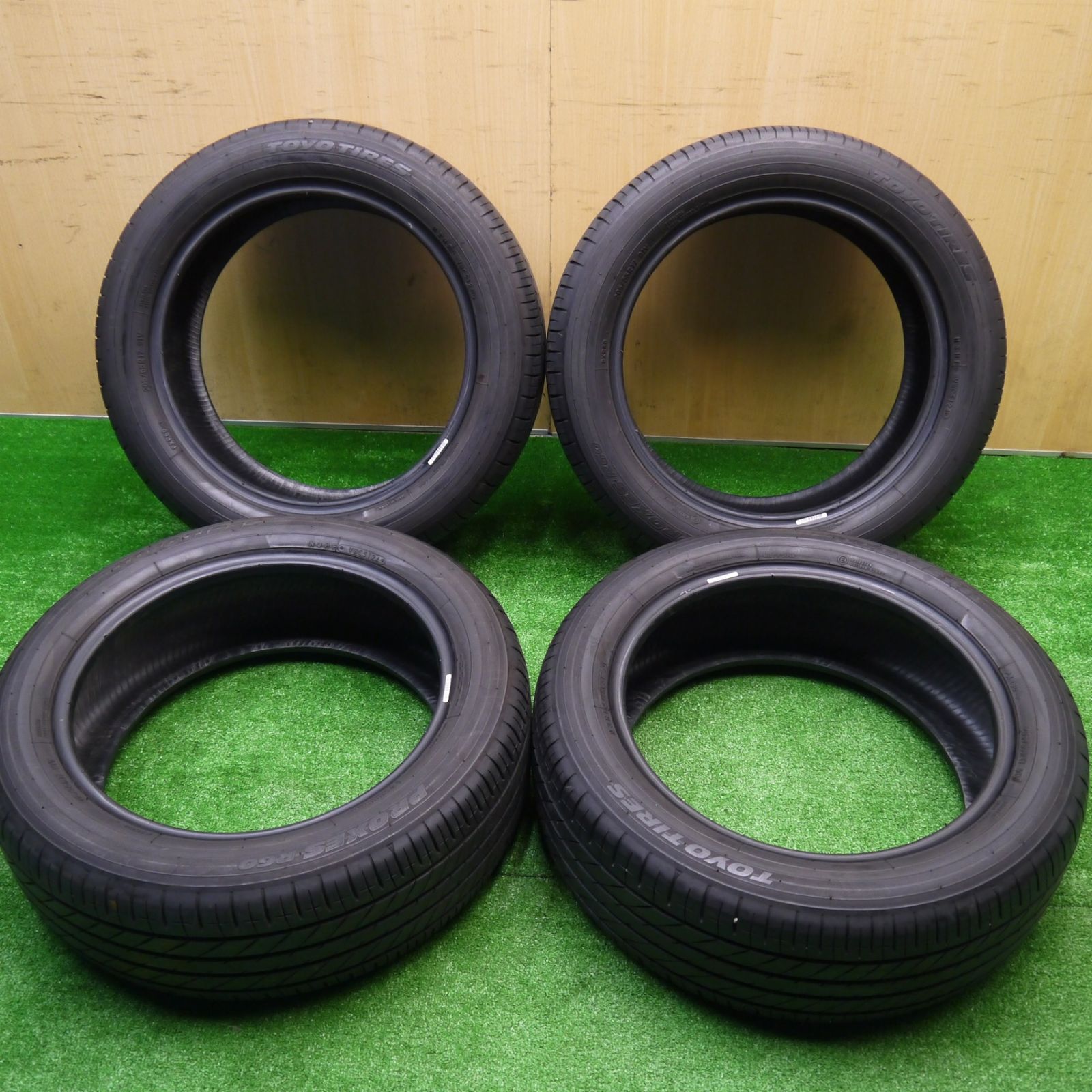 超バリ溝 24年 9.5分以上 205|55R17 トーヨー プロクセス R60 タイヤ 17インチ ノア ヴォクシー MINI ミニ クロスオーバー 等 5101403Hノタ