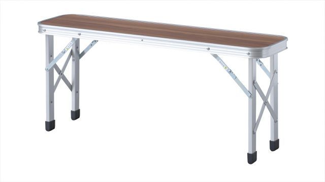 折りたたみテーブル 幅90cm ベンチ付き フォールディングテーブル＆ベンチセット 組立品 キャンプ バーベキュー アウトドア 折りたたみテーブル 幅90cm ベンチ付き フォールディングテーブル