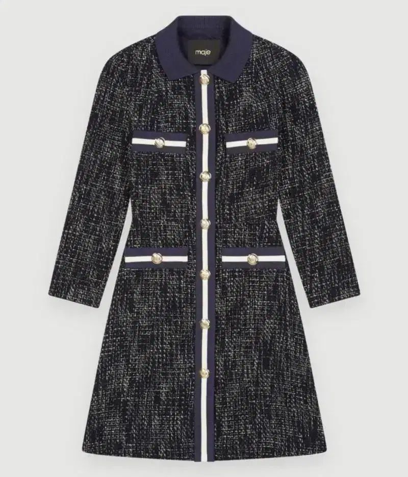 MAJE マージュ コットン混ツイード ミニスカート maje(マージュ) ツイード ワンピース maje(マージュ) ハウンドトゥース