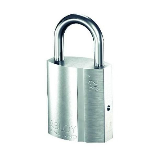 南京錠 PL321N-20 PADLOCK クロームメッキ ABLOY アブロイ 施設 現場 セキュリティ 防犯 カギ 鍵