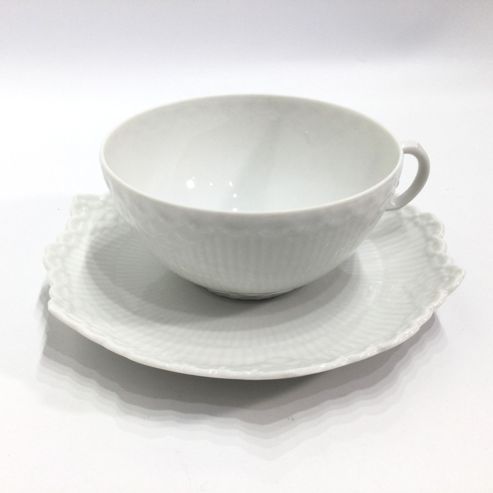 ロイヤルコペンハーゲン ホワイトフルーテッド マグカップ280ml×4