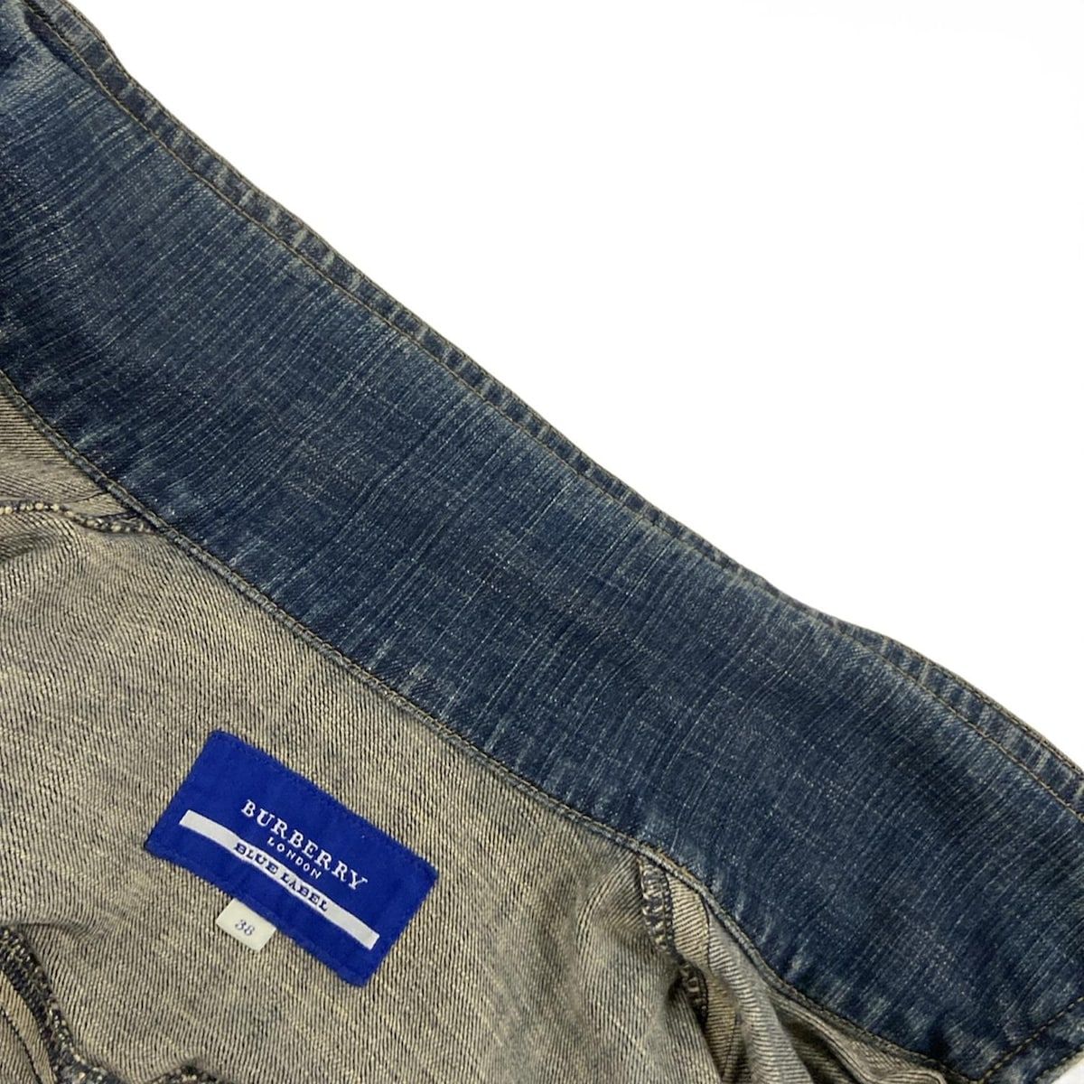【バーバリーブルーレーベルBURBERRY】紺 ネイビー ジャケット 38サイズ Burberry Blue Label(バーバリーブルーレーベル) Gジャン サイズ