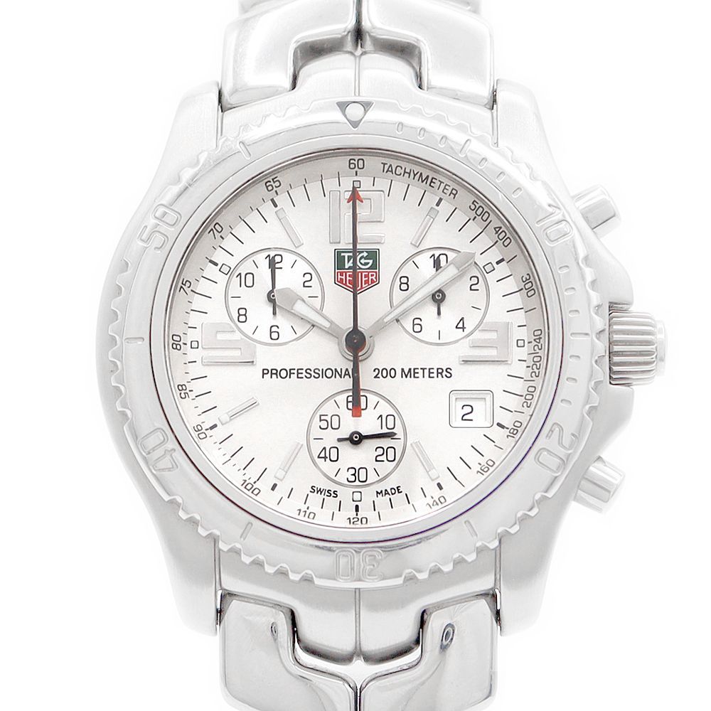 電池交換済 TAG Heuer タグホイヤー リンク クロノグラフ CT1112