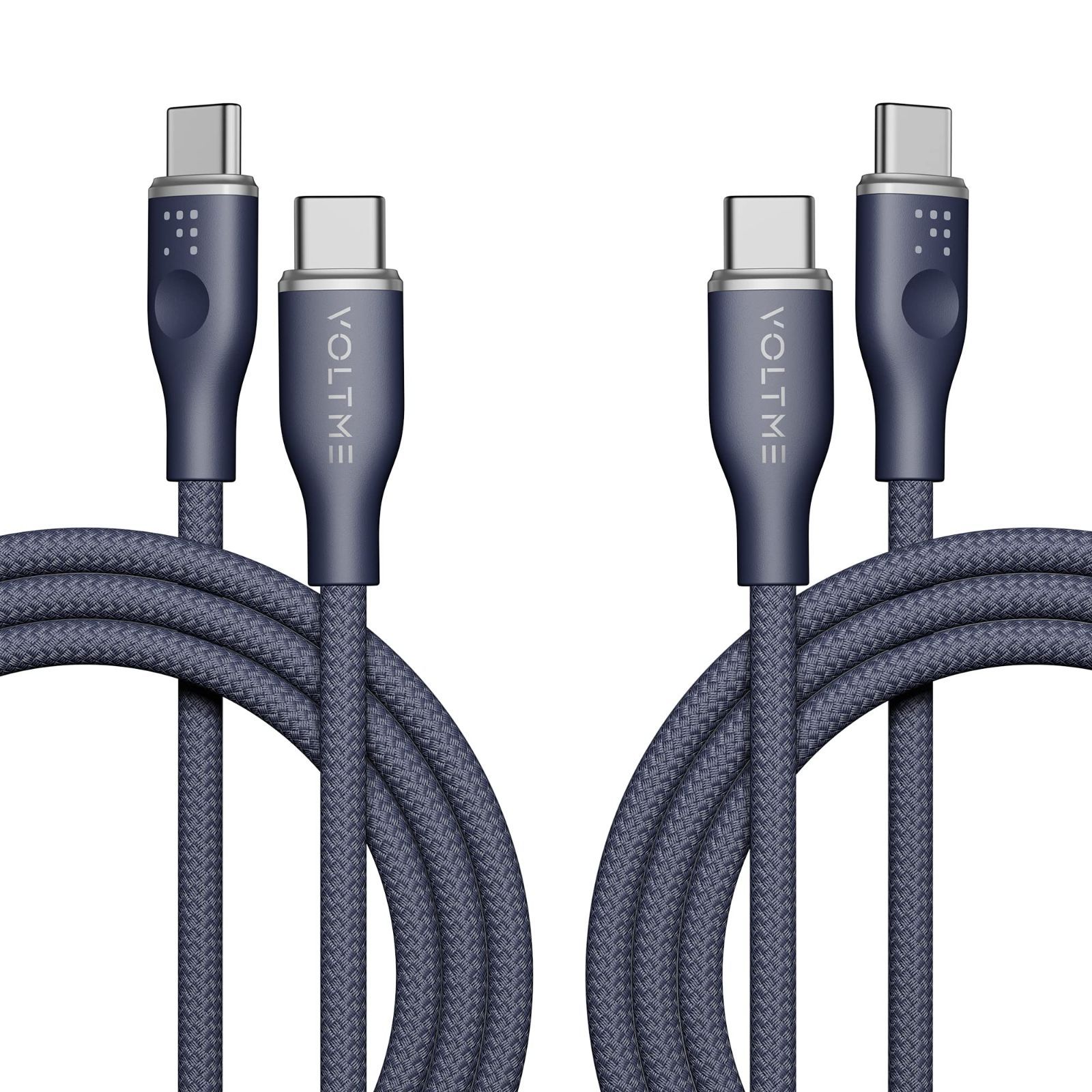 【2本セット】VOLTME USBC usb-c ケーブル 高耐久ナイロン US