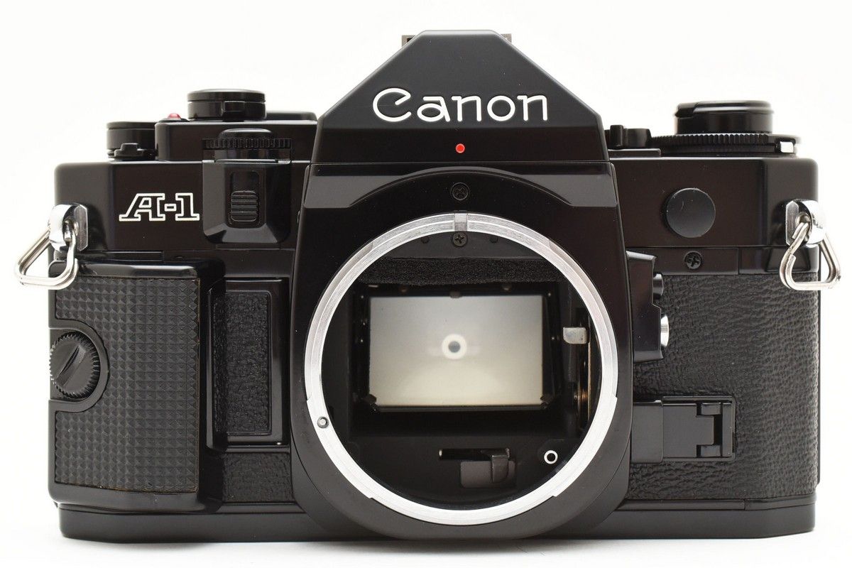 美品 CANON キャノン A-1 フィルムカメラ モルト新品交換済 M657 中古