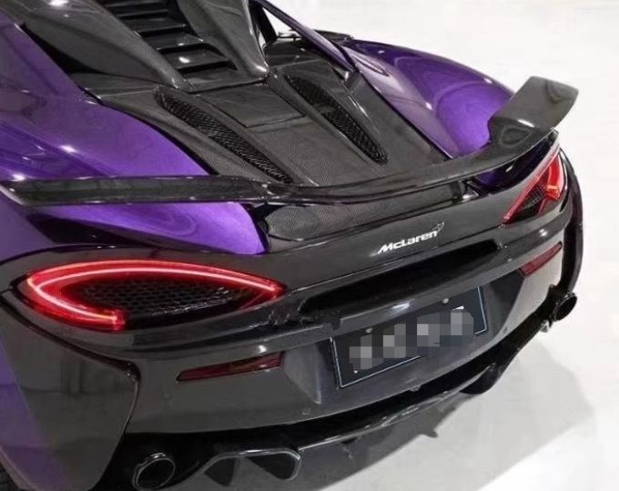 570S改造カーボンファイバーNovitecスタイルリアウィング